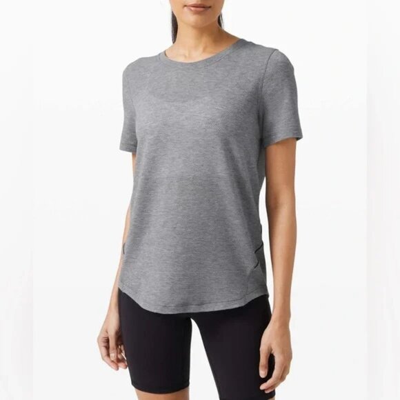 Lululemon Long Distance Short Sleeve I Size 16 - Picture 1 of 7